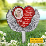 I Can't See You, But Your Love Is Still My Guide - Upload Image, Personalized Custom Acrylic Garden Stake