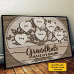My Grandkids Make My Life Marvelous - Personalized Horizontal Poster- Gift For Grandparents