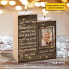 You're Always By My Side - Upload Image, Personalized Candle Holder