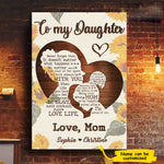 I Will Always Be With You - Personalized Vertical Canvas