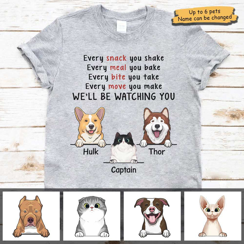 We'll Be Watching You - Personalized Unisex T-Shirt