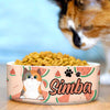 Summer Fruit, Gift For Cat Lovers - Personalized Custom Ceramic Cat Bowls