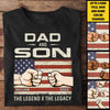 The Legend The Legacy - Gift For Dads - Personalized Unisex T-Shirt