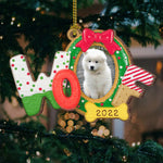 Woof Cookie For Christmas - Personalized Custom Wood Shaped Christmas Ornament