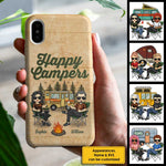 We Are Happy Campers - Gift For Camping Couples, Husband Wife - Personalized Phone Case