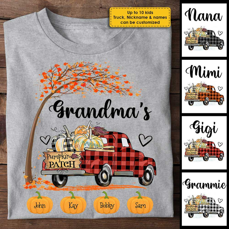 Grandma's Pumpkin Patch - Personalized Unisex T-Shirt