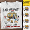 A Woman Cannot Survive On Wine Alone - Personalized Unisex T-Shirt