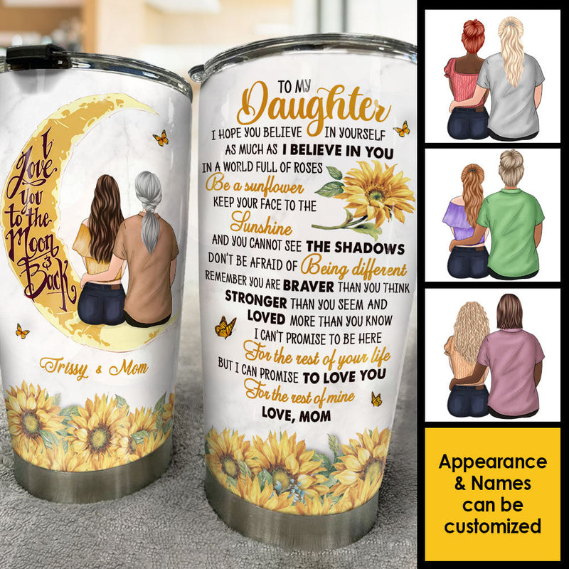 I Hope You Believe In Yourself - Personalized Tumbler - Gift For Daughter