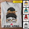 Birth Month Girl - Personalized Unisex T-Shirt
