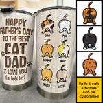 We Love You A Hole Lot - Personalized Tumbler - Gift For Father's Day