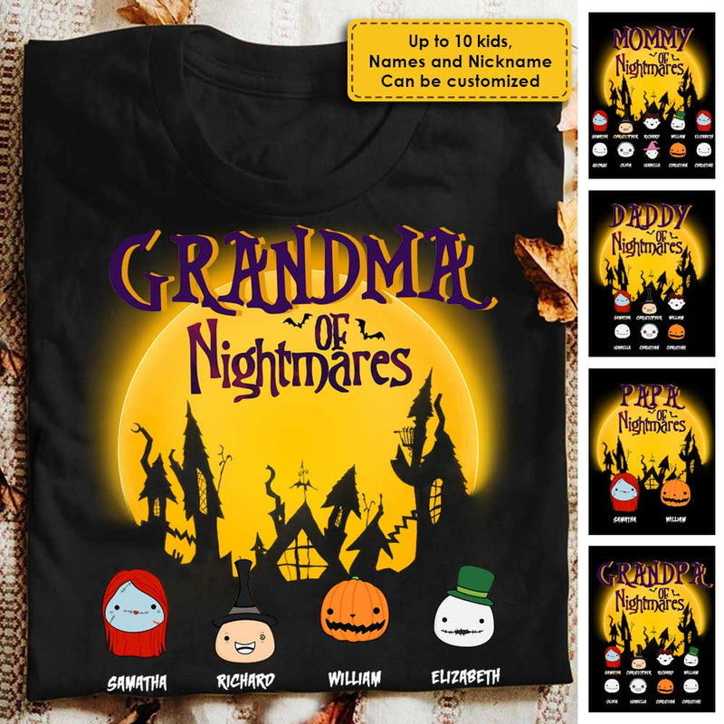 Daddy Of Nightmares - Halloween Kids - Personalized Unisex T-Shirt