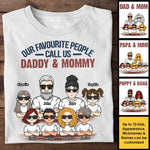 We're Daddy & Mommy - Personalized Unisex T-shirt, Hoodie - Anniversary Gift, Gift For Couples, Husband Wife