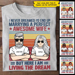 Living The Dream - Personalized Uniasex T-Shirt