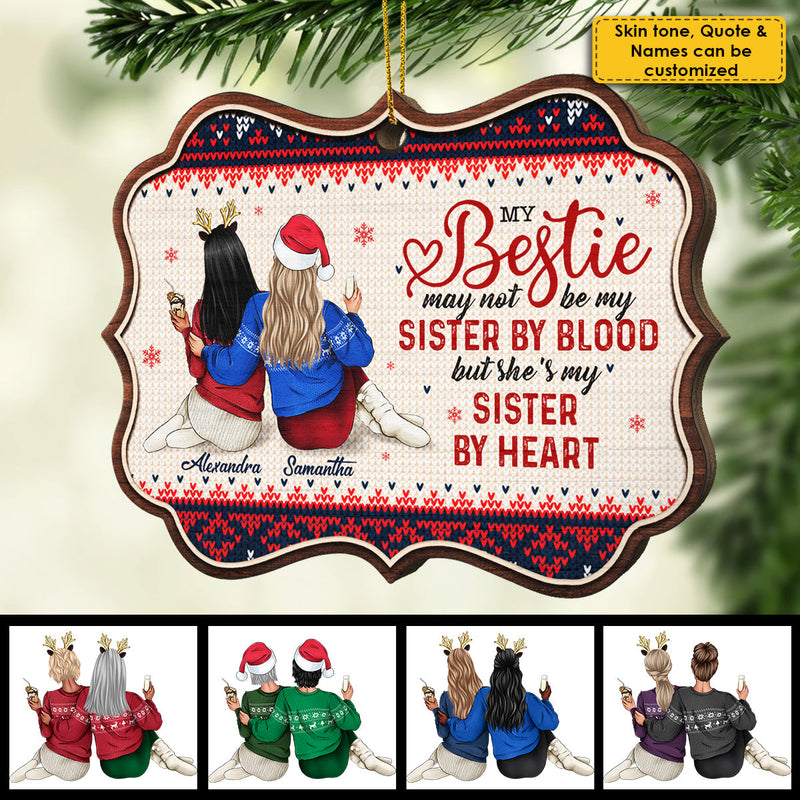 Distance Means So Little When Someone Means So Much - Personalized Custom Benelux Shaped Wood Christmas Ornament