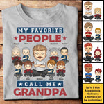 My All-Time Favorite People Call Me Grandpa - Gift For Grandpa, Personalized Unisex T-shirt, Hoodie