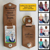 Your Loss  Changed My Heart - Personalized PU Leather Keychain -  Memorial Gift, Sympathy Gift