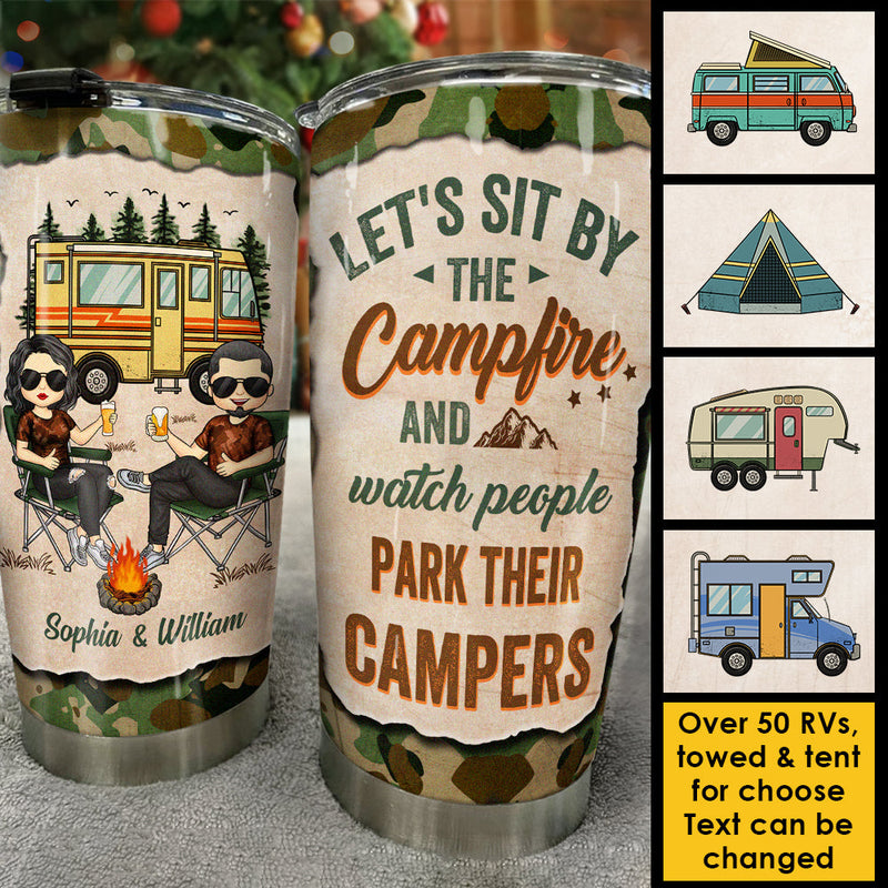 The Best Memories Are Made Camping - Personalized Tumbler