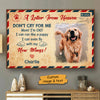 A Letter From Heaven - Upload Image, Personalized Horizontal Poster