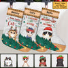 Naughty - Nice - I tried - Cat Christmas Costumes - Personalized Christmas Stocking