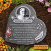 There Is Always A Face Before Us A Voice We Would Love To Hear - Personalized Memorial Stone, Human Grave Marker - Upload Image, Memorial Gift, Sympathy Gift