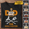 The Grill Master - Gift for Dads - Personalized Unisex T-Shirt