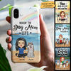 Rockin' The Dog Mom Life - Gift For Dog Mom, Personalized Phone Case