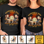 Husband & Wife, Travel Partners For Life - Personalized Unisex T-Shirt, Hoodie, Sweatshirt - Gift For Couple, Husband Wife, Anniversary, Engagement, Wedding, Marriage Gift