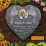 Remembering You Is Easy We Do It Every day - Personalized Memorial Stone, Human Grave Marker - Upload Image, Memorial Gift, Sympathy Gift