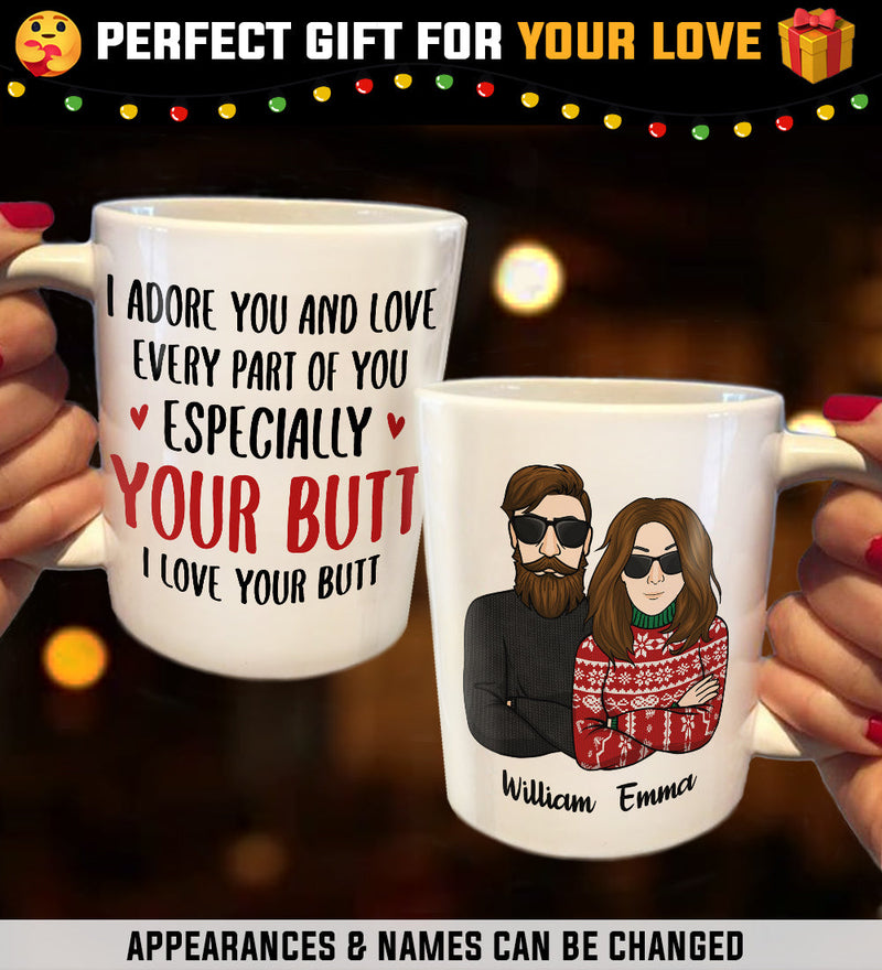 I Adore You And Love Every Part Of You - Personalized Mug