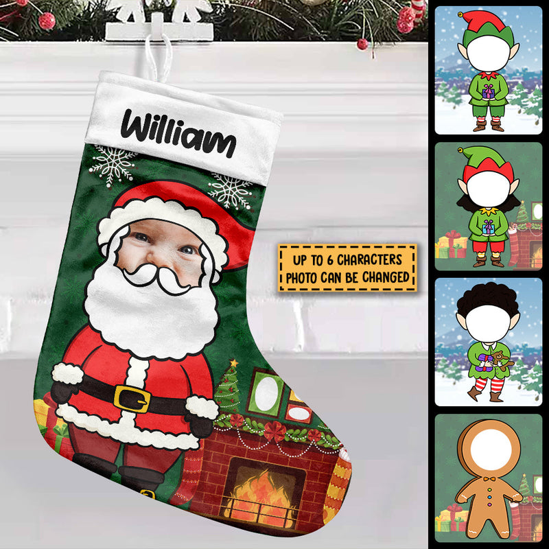 Have A Fun Christmas - Christmas Characters - Personalized Christmas Stocking