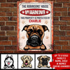 This Property Is Protected By  - Funny Personalized Dog Metal Sign