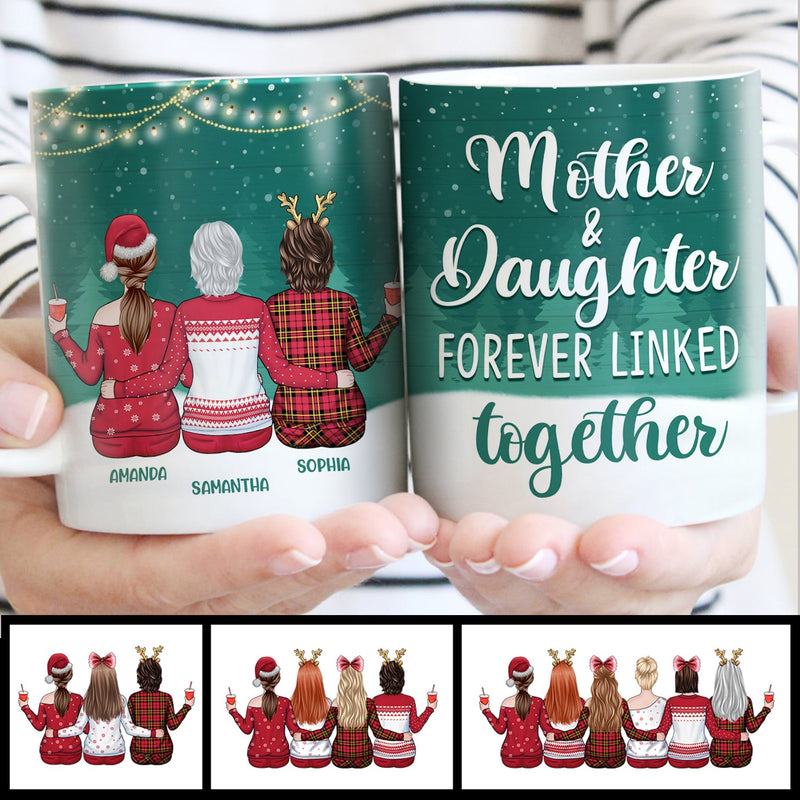 The Love Between Mother And Daughter Knows No Distance - Personalized Mug