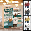 My Favorite Place In All The World - Gift For Couples - Personalized Candle Holder