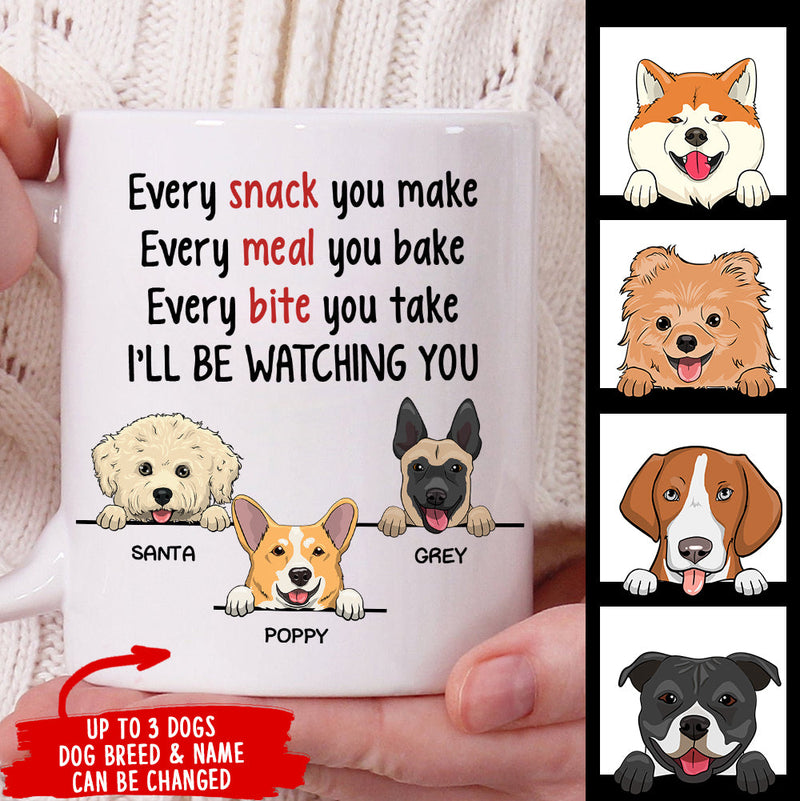 Every Snack You Make I'll Be Watching You - Personalized Mug