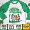 Let The Shenanigans Begin - Gift For Besties, Personalized St. Patrick's Day Unisex Raglan Shirt