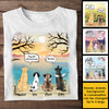 Dogs In Heaven - Personalized Unisex T-Shirt