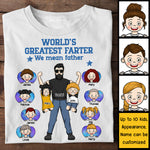 World's Greatest Farter - Personalized Unisex T-shirt, Hoodie - Gift For Dad, Grandpa