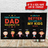 Life Is Better With My Kids - Gift For Dads - Personalized Tumbler