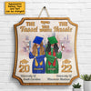 The Tassel Was Worth The Hassle - Personalized Shaped Wood Sign - Graduation Gift