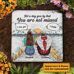 I Miss You So Much - Personalized Memorial Stone, Human Grave Marker - Memorial Gift, Sympathy Gift