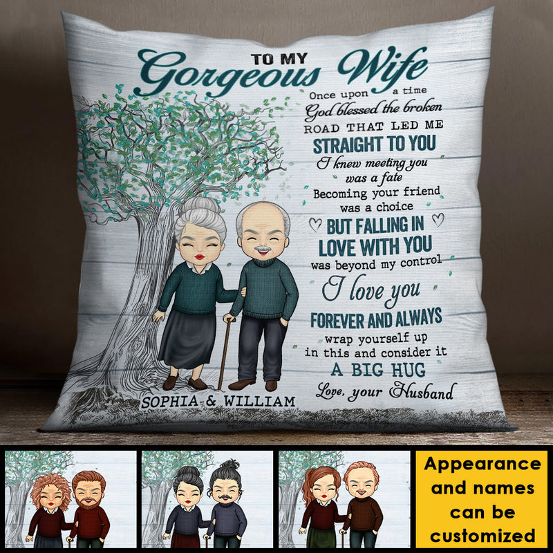 Falling In Love With You Was Beyond My Control - Gift For Couples, Personalized Pillow (Insert Included)