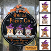 Halloween For Dogs - Hocus Pocus Co - Witches Wanted Apply Within - Funny Personalized Door Sign, Halloween Ideas
