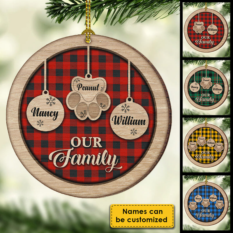 Have A Merry Little Christmas - Personalized Custom Round Shaped Wood Christmas Ornament