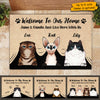 Welcome To Our Home - Personalized Decorative Mat