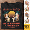 Best Friends For Life - Personalized Unisex T-Shirt, Hoodie, Sweatshirt - Gift For Couple, Husband Wife, Anniversary, Engagement, Wedding, Marriage Gift