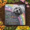 You May Have Left My Life, But You'll Never Leave My Heart - Personalized Memorial Stone, Pet Grave Marker - Upload Image, Memorial Gift, Sympathy Gift