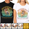 It's Not Where You Go, It's Who You Travel With - Personalized Matching Couple T-Shirt - Gift For Couple, Husband Wife, Anniversary, Engagement, Wedding, Marriage Gift