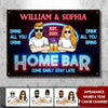 Bring All You Drink Drink All You Bring - Gift For Couples, Husband Wife, Personalized Metal Sign
