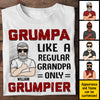 Grumpa Like A Regular Grandpa - Gift For Dad, Grandpa - Personalized Unisex T-shirt, Hoodie