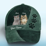 Custom Photo You Are My Beloved Pets Green - Dog & Cat Personalized Custom Hat, All Over Print Classic Cap - New Arrival, Gift For Pet Owners, Pet Lovers